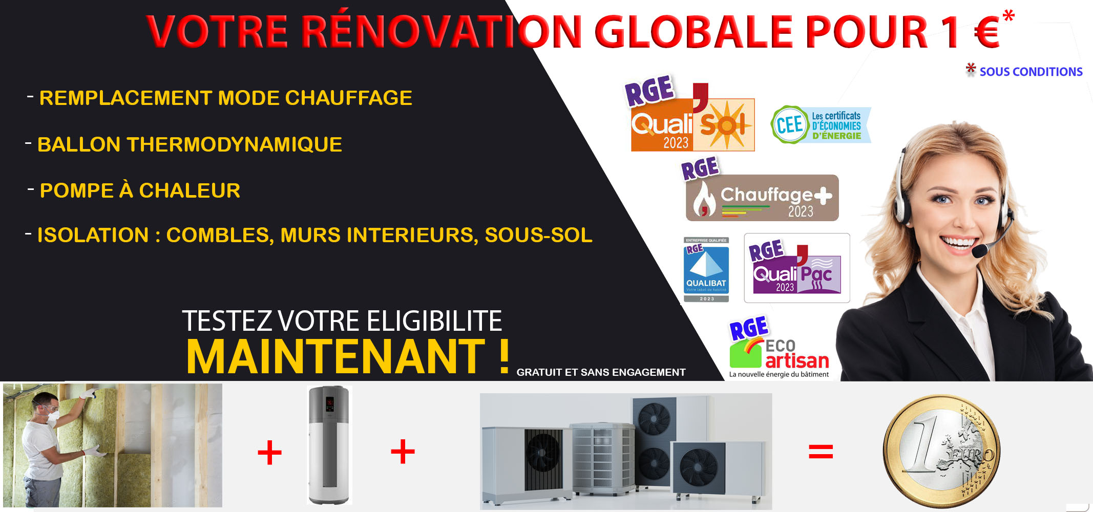 Isolation des combles Gron 89100